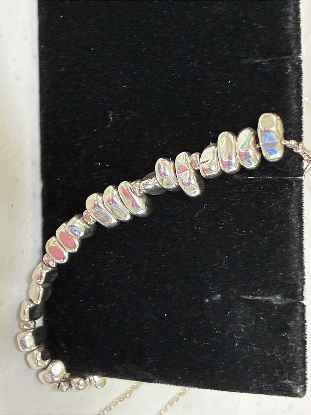 Silpada Sterling Silver Beaded Bracelet -nwt